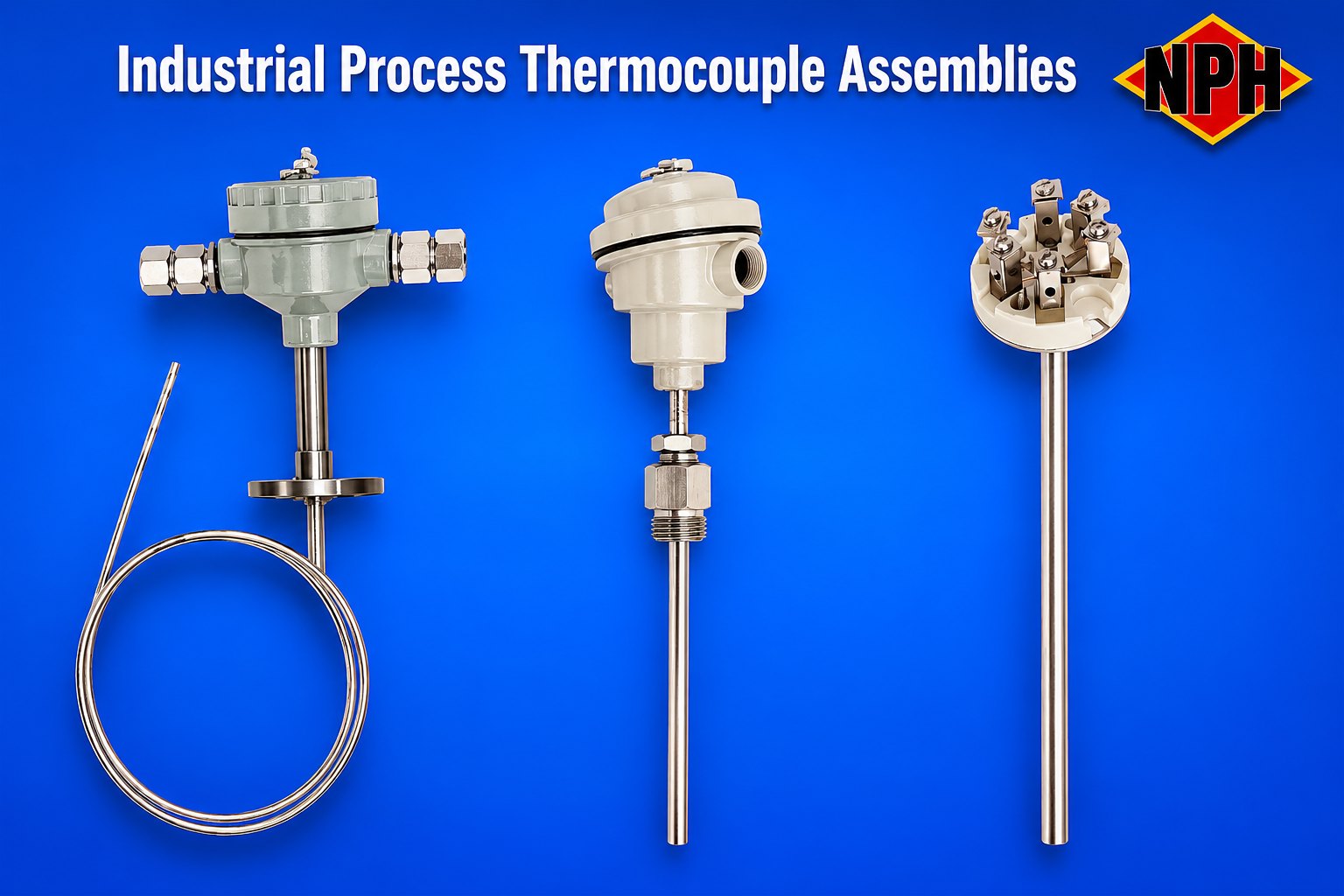Industrial Process Thermocouple Assemblies Industrial Process Thermocouple Assemblies